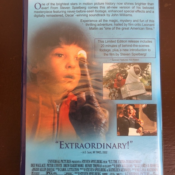 E.T. The Extra-Terrestrial (VHS, 2002,) - Picture 2 of 2